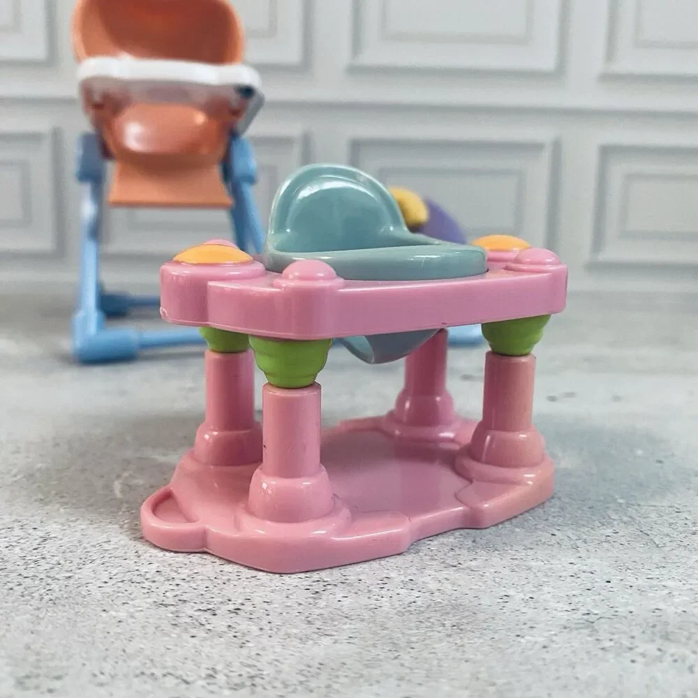 Vintage Fisher Price Loving Family  Baby Exersaucer High Chair Carrier 2003